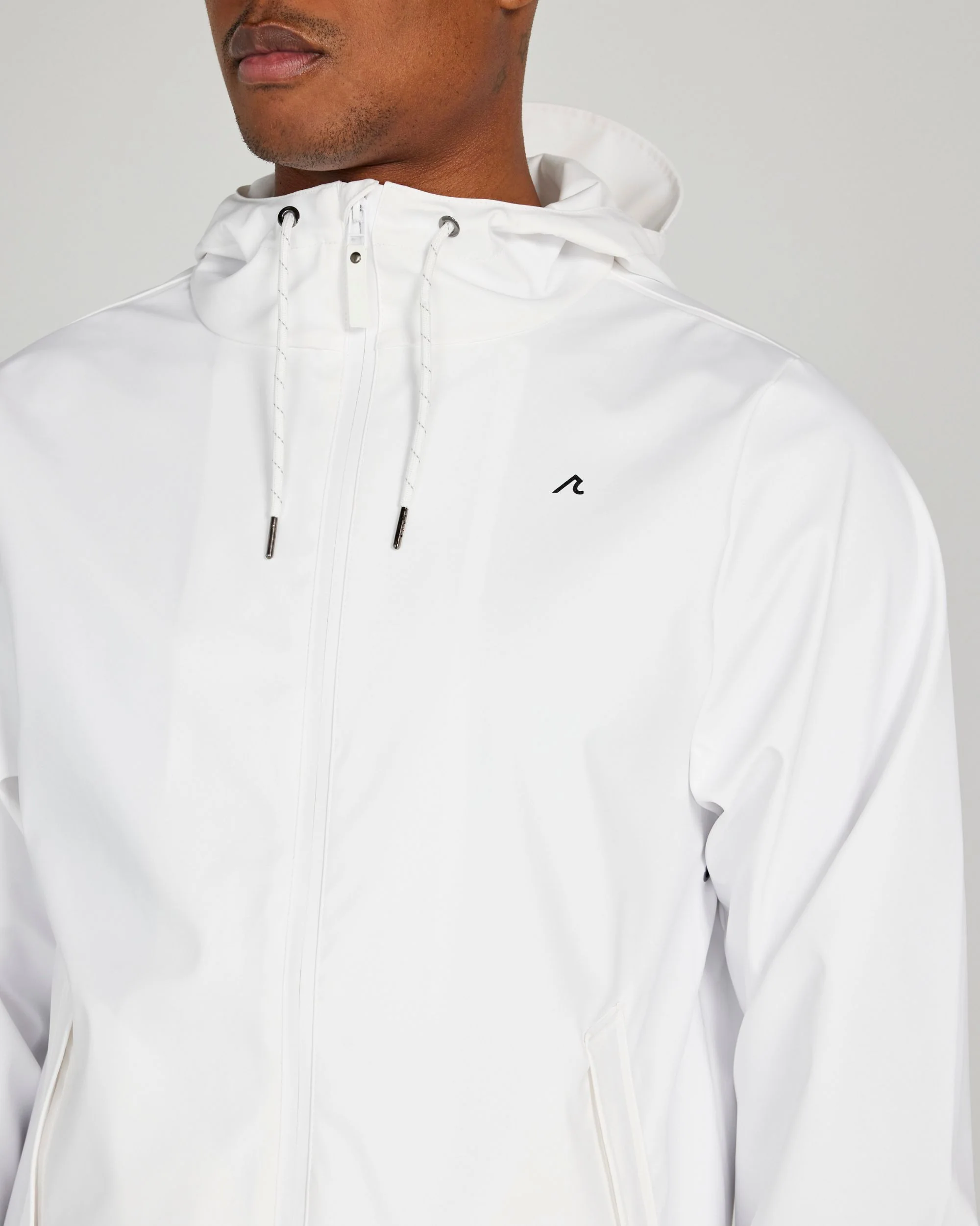 Cloud Raincoat in Bright White - Image 3