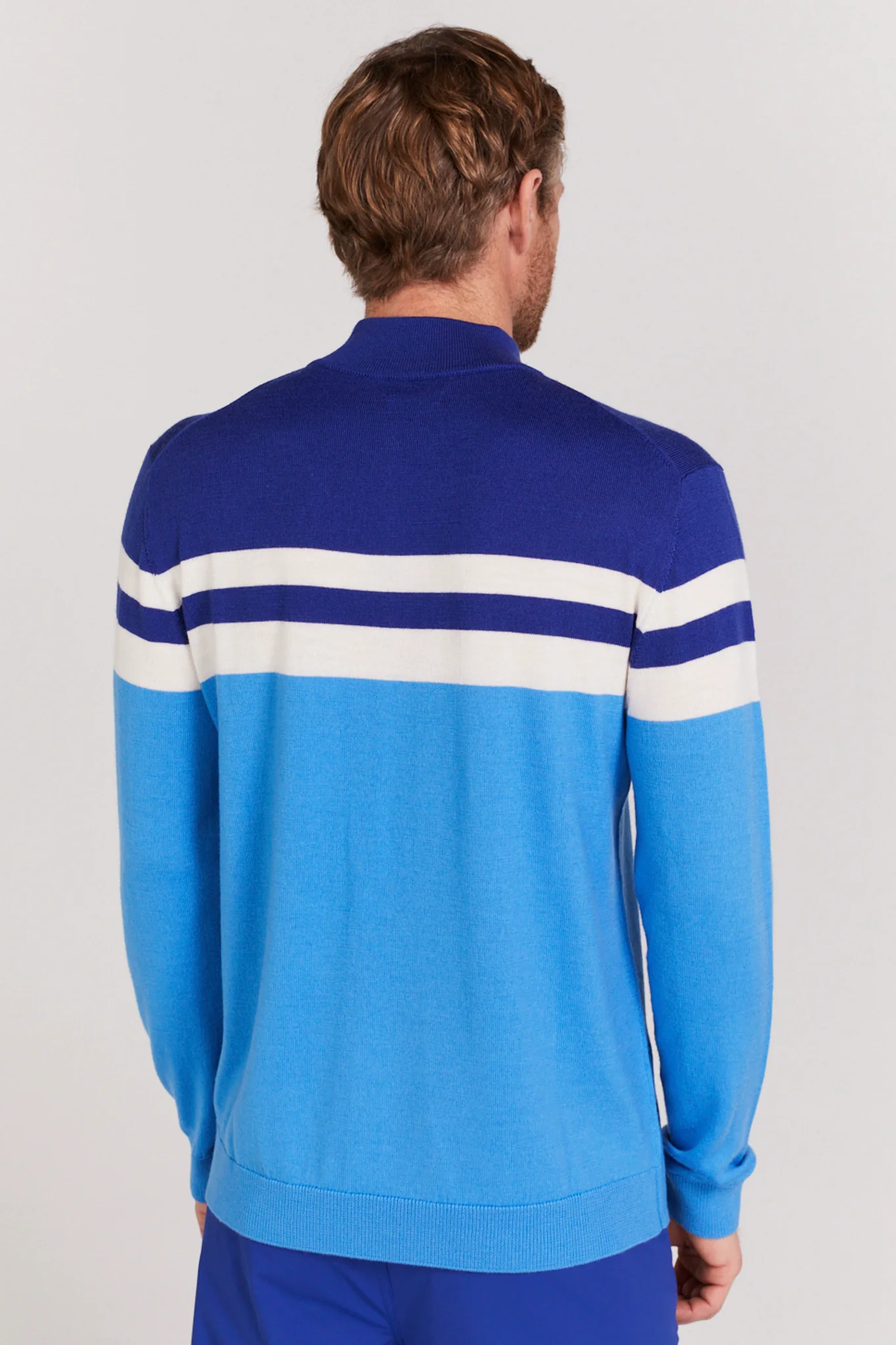 Cooper Quarter Zip in Malibu Blue - Image 4