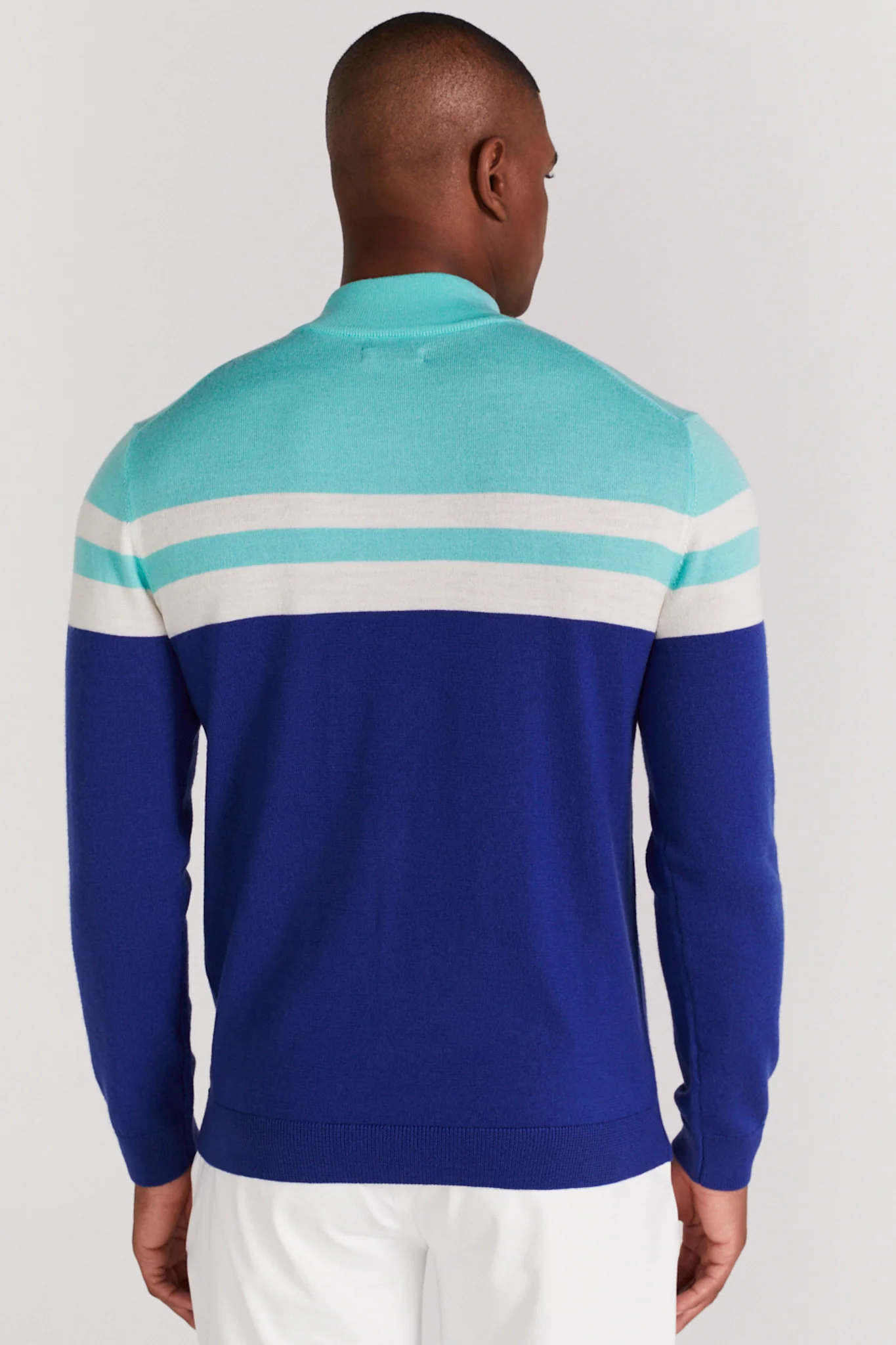 Cooper Quarter Zip in Mazarine Blue - Image 4