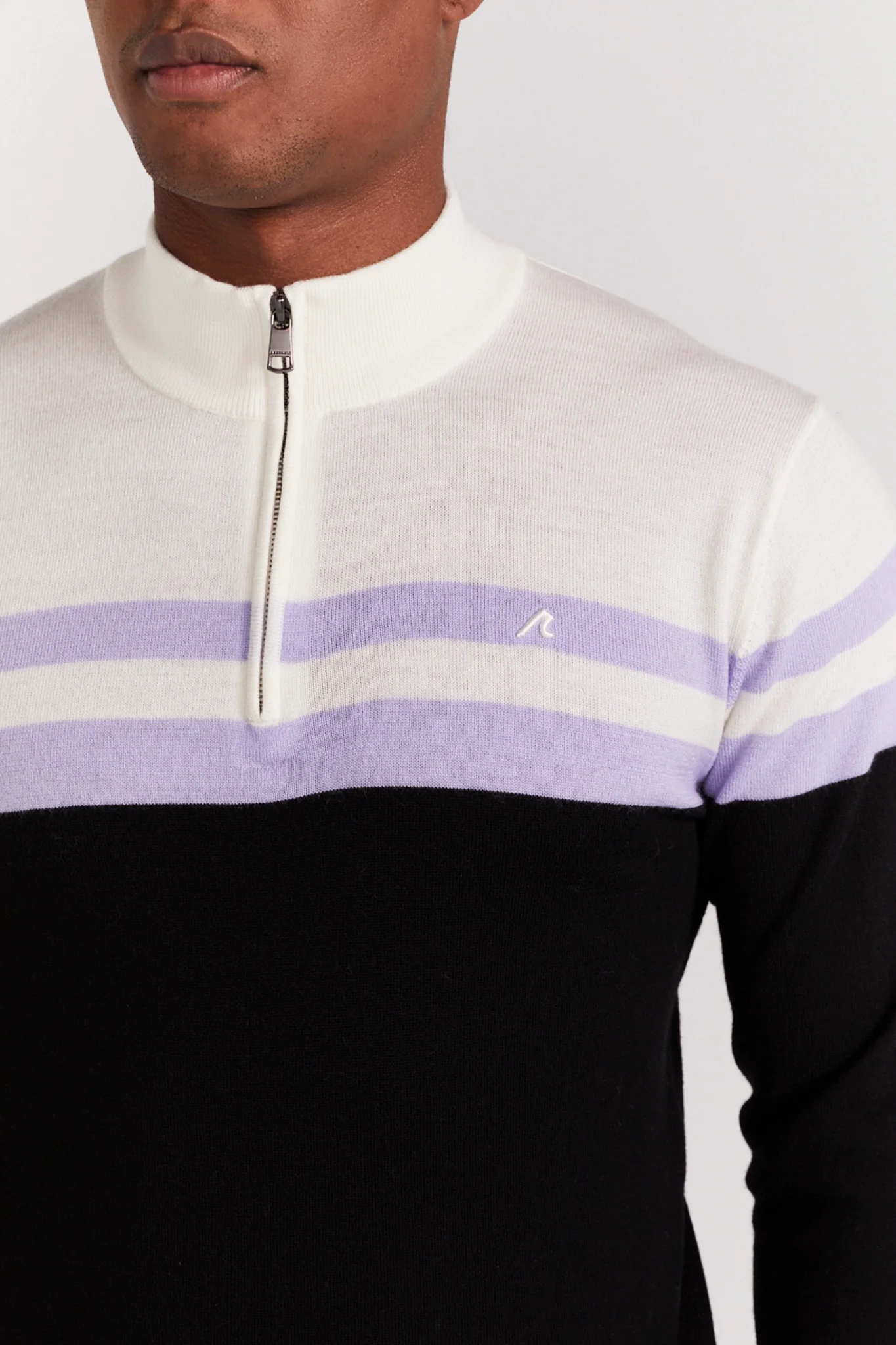 Cooper Quarter Zip in Tuxedo - Image 3