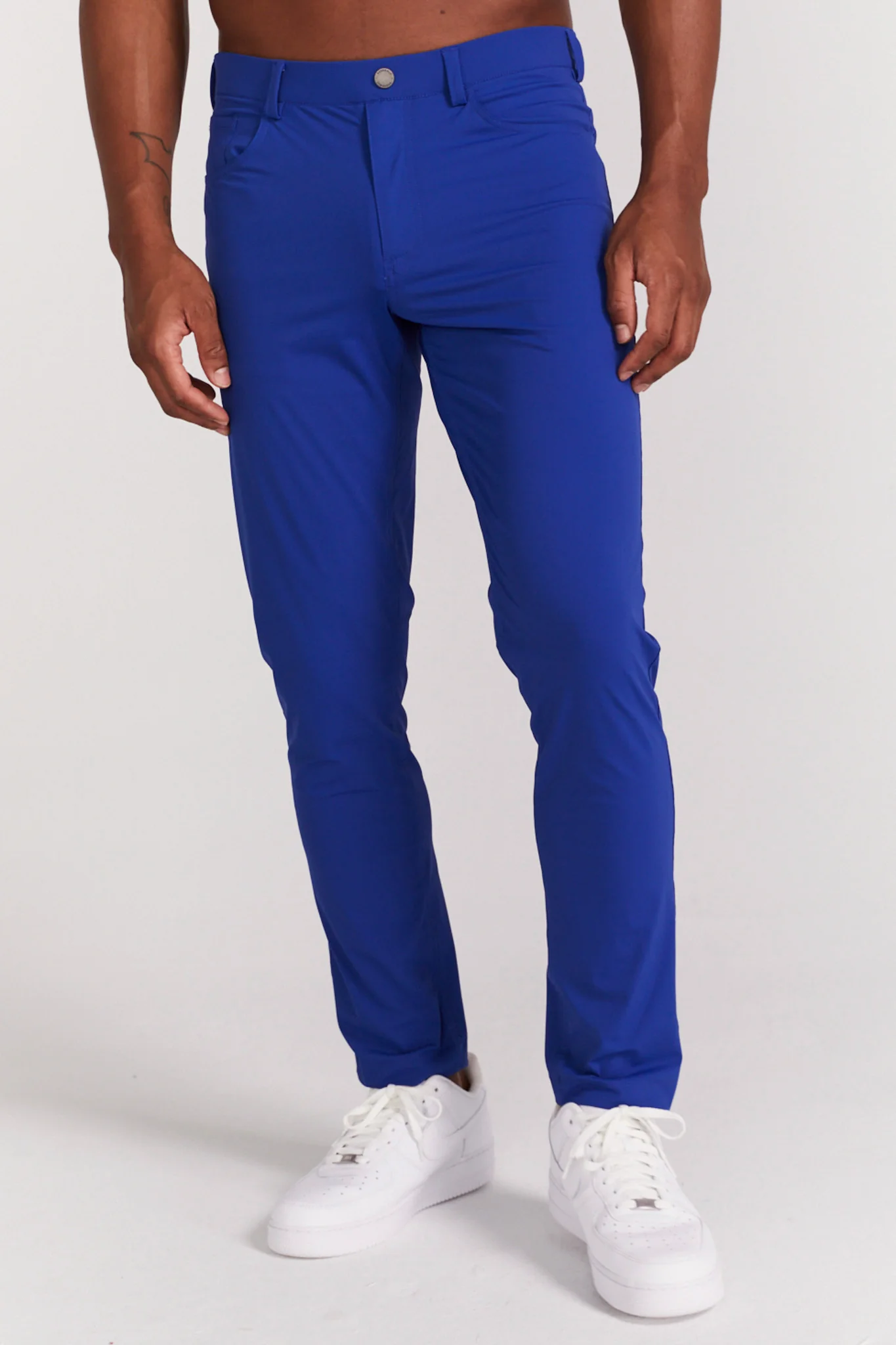 Kent Pull-On Trouser in Mazarine Blue - Image 3