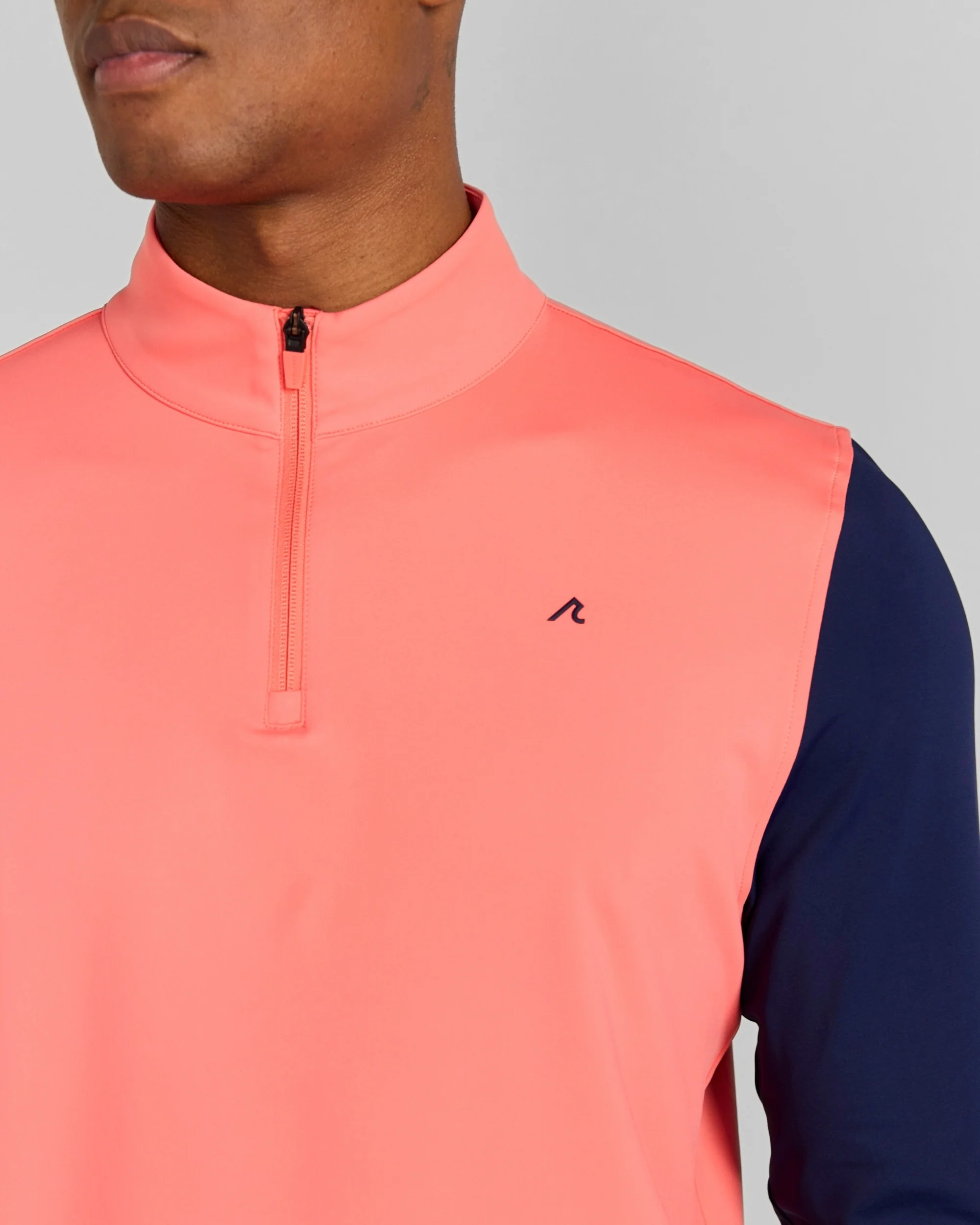 Parc Quarter-Zip in Coral - Image 3