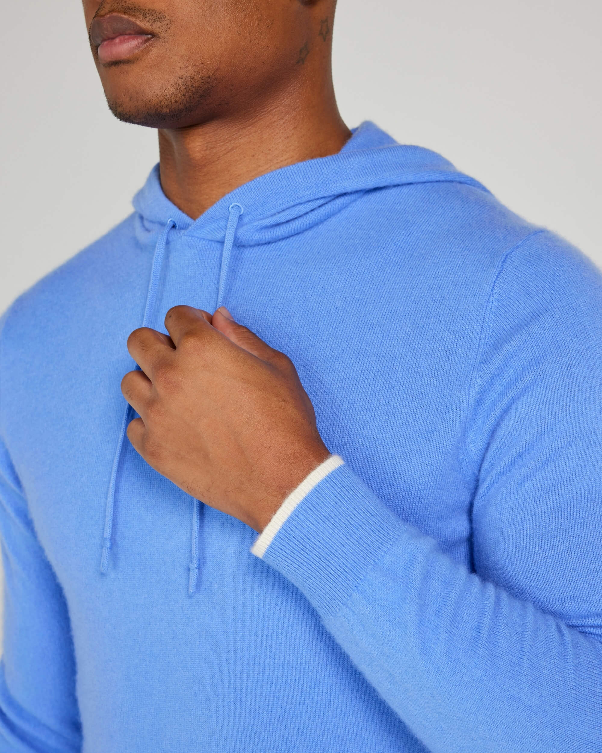Quincy Hoodie in Bleu - Image 3