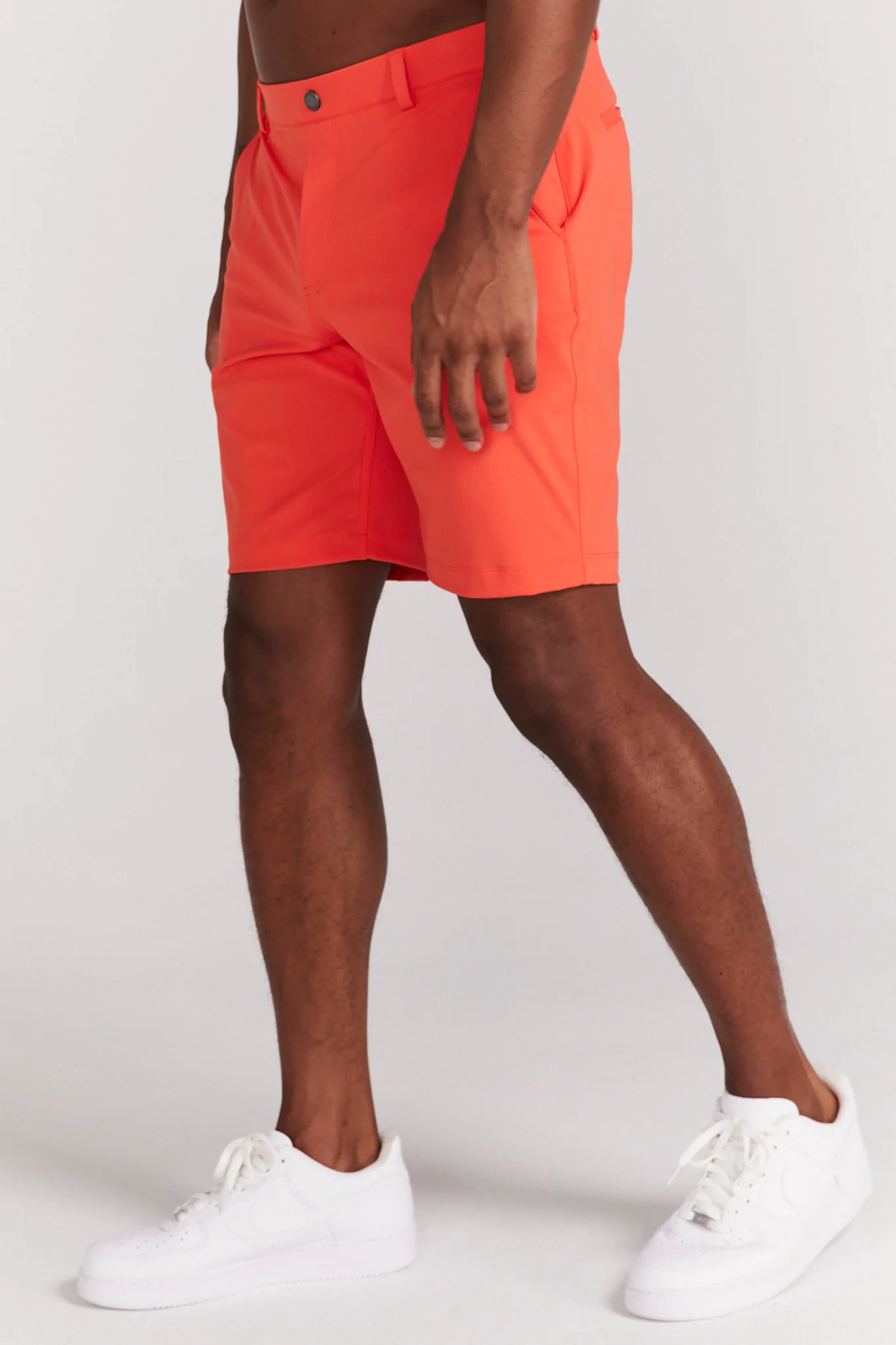 Varick Pull-On Short in Grenadine - Image 3